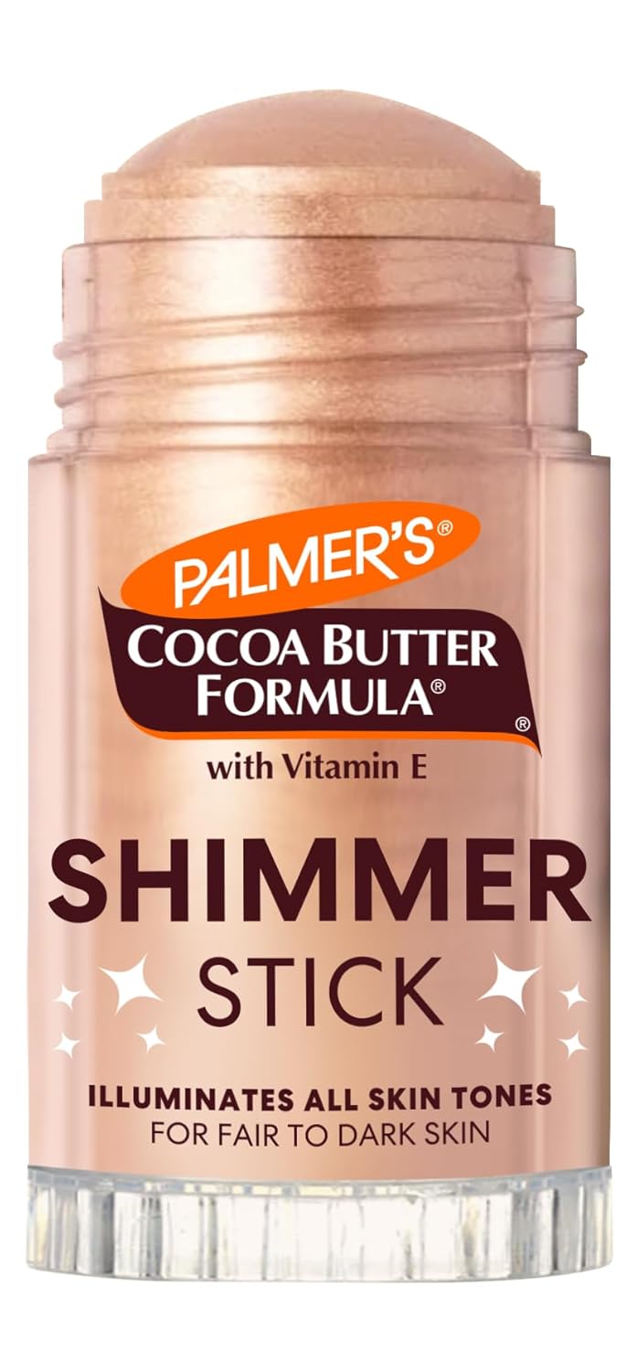 Palmer's Cocoa Butter Formula Shimmer Stick – Clutter-Free Vanity Essential, One-Step Body Luminizer