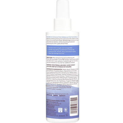 Palmer's Cocoa Butter Formula Tahitian Vanilla Leave-In Conditioner Spray – Thoughtful Birthday Gift for Women Who Love Beautiful, Healthy Hair