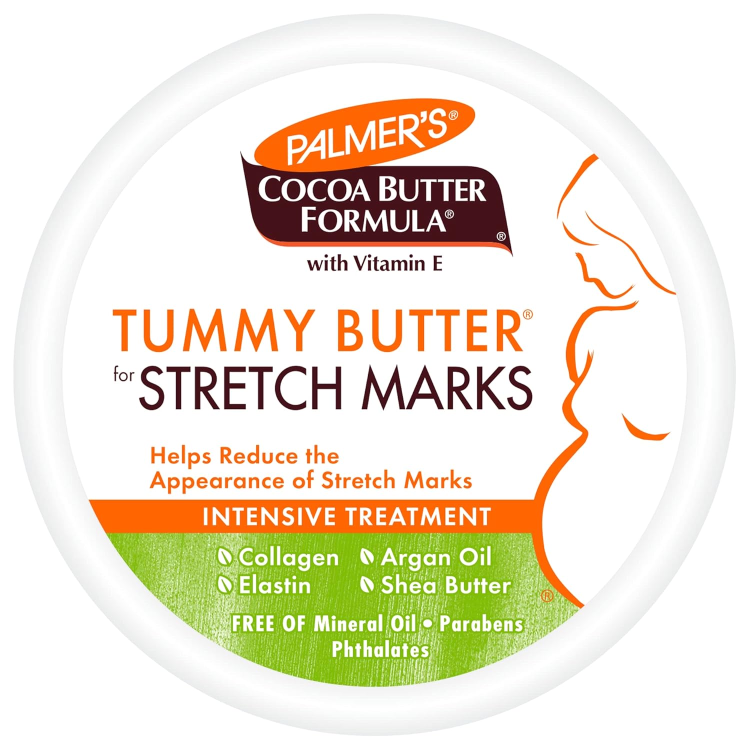 Palmer's Cocoa Butter Formula Tummy Butter - Postpartum Body Care for Stretch Mark Recovery, Lavender Scent, 4.4 oz