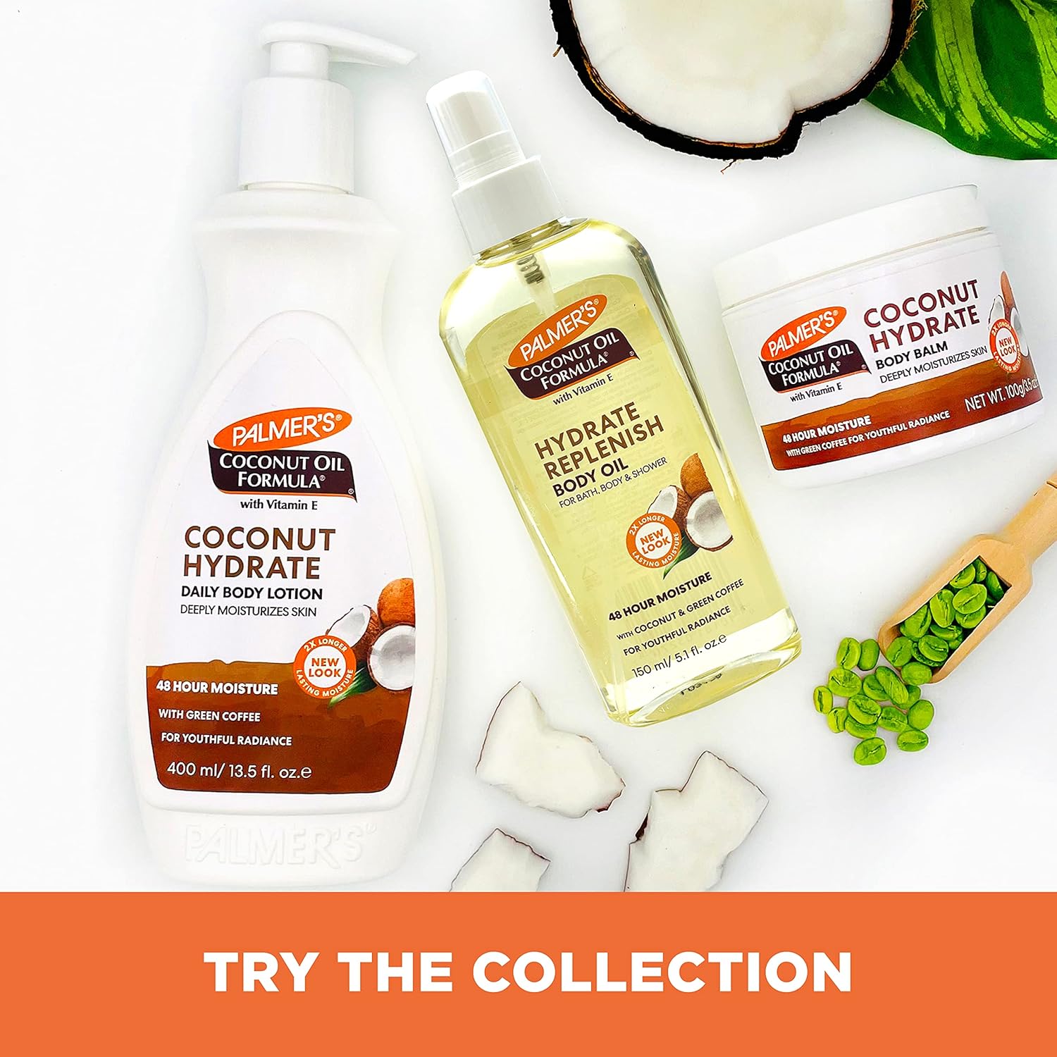 Palmer's Coconut Oil Body Lotion – Nightly Self-Care Ritual for Dry Skin, 48-Hour Hydration with Vitamin E
