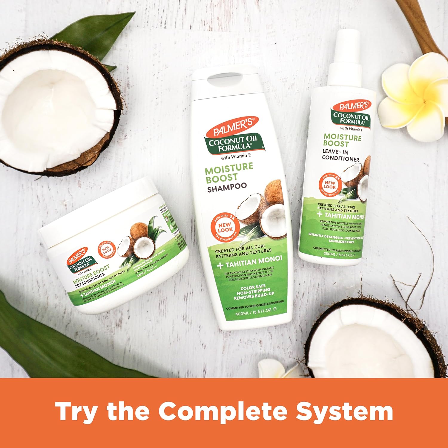 Palmer's Coconut Oil Deep Conditioner — Simple One-Step Hydration for an Uncluttered Vanity, 12 Fl Oz