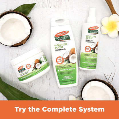 Palmer's Coconut Oil Deep Conditioner — Simple One-Step Hydration for an Uncluttered Vanity, 12 Fl Oz