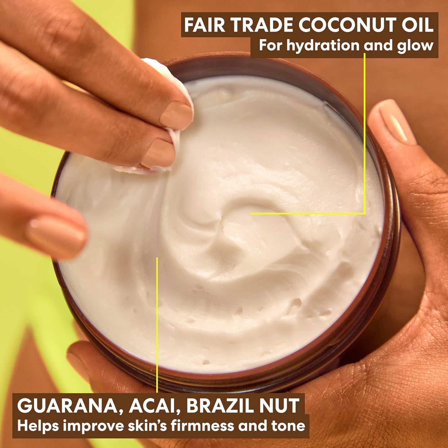 Palmer's Coconut Oil Formula Whipped Body Cream for Nightly Self-Care Ritual and Post-Shower Mindful Hydration