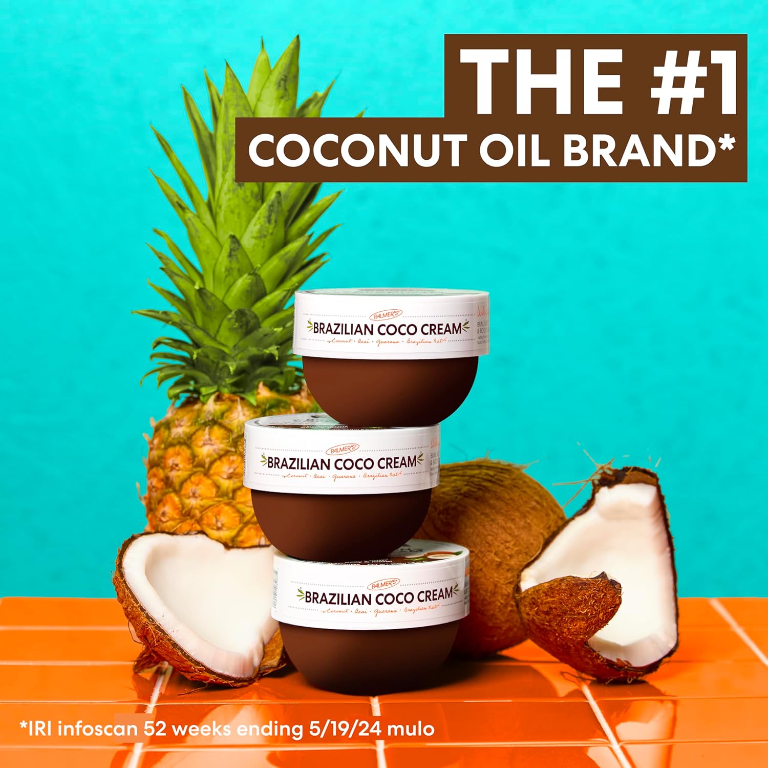Palmer's Coconut Oil Formula Whipped Body Cream for Nightly Self-Care Ritual and Post-Shower Mindful Hydration