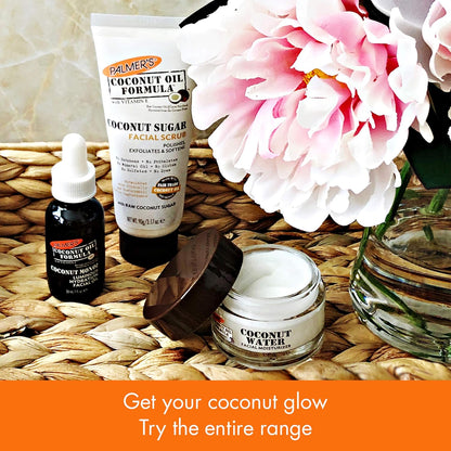 Palmer's Coconut Sugar Facial Scrub Exfoliator – Streamlined Daily Skincare for Capsule Routines, One-Tube Clean Beauty for the Uncluttered Vanity