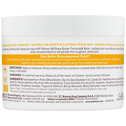 Palmer's Raw African Shea Butter Balm – Nightly Self-Care Ritual for Deep Body Moisturization