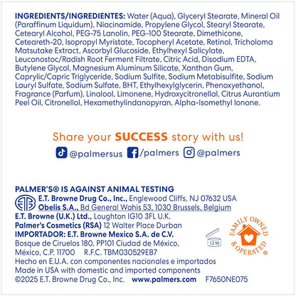 Palmer's Skin Success Anti-Dark Spot Fade Cream – Nightly Self-Care Ritual for Dry Skin, Brightening & Hydration