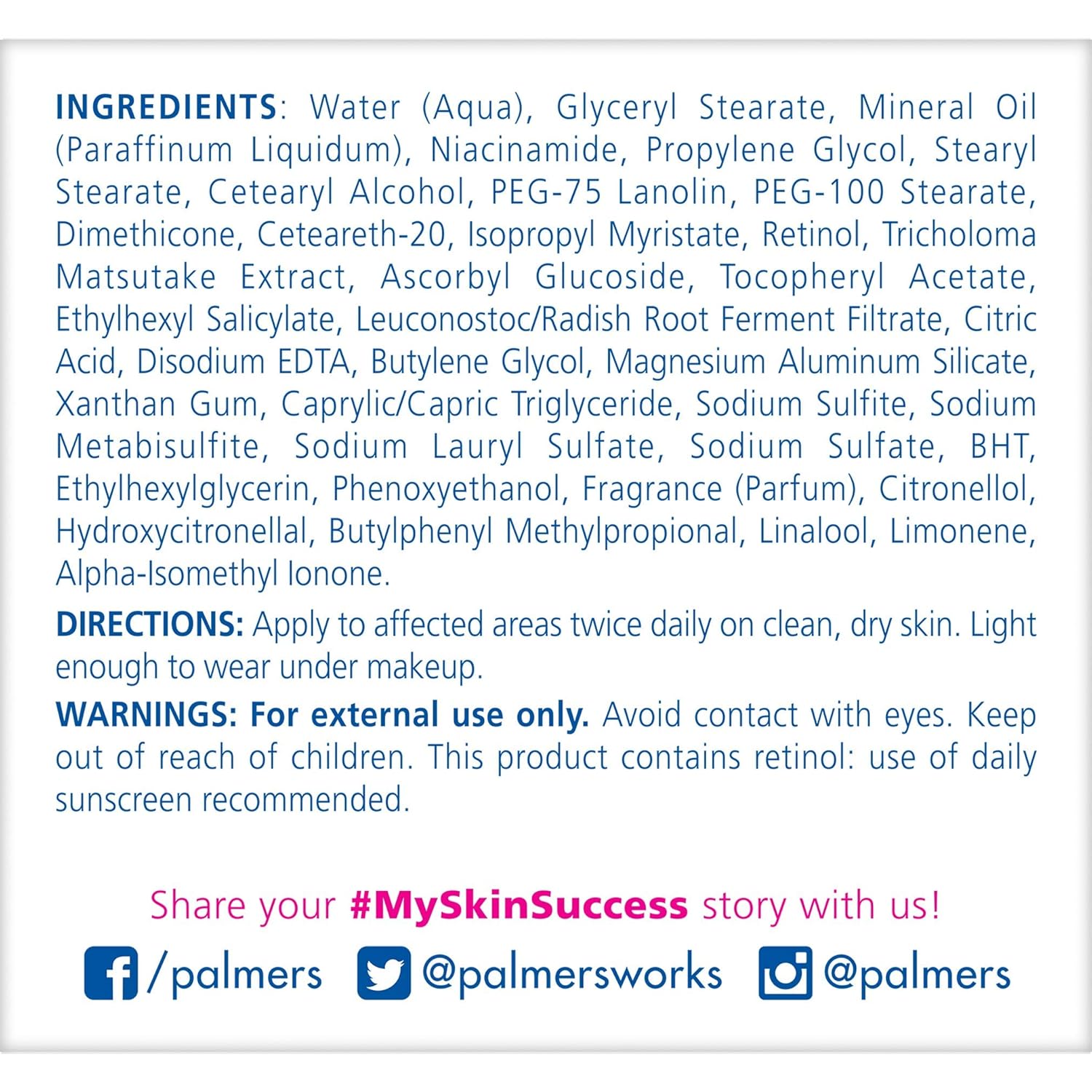 Palmer's Skin Success Anti-Dark Spot Fade Cream with Niacinamide – Nightly Self-Care Ritual for Radiant, Even-Toned Skin