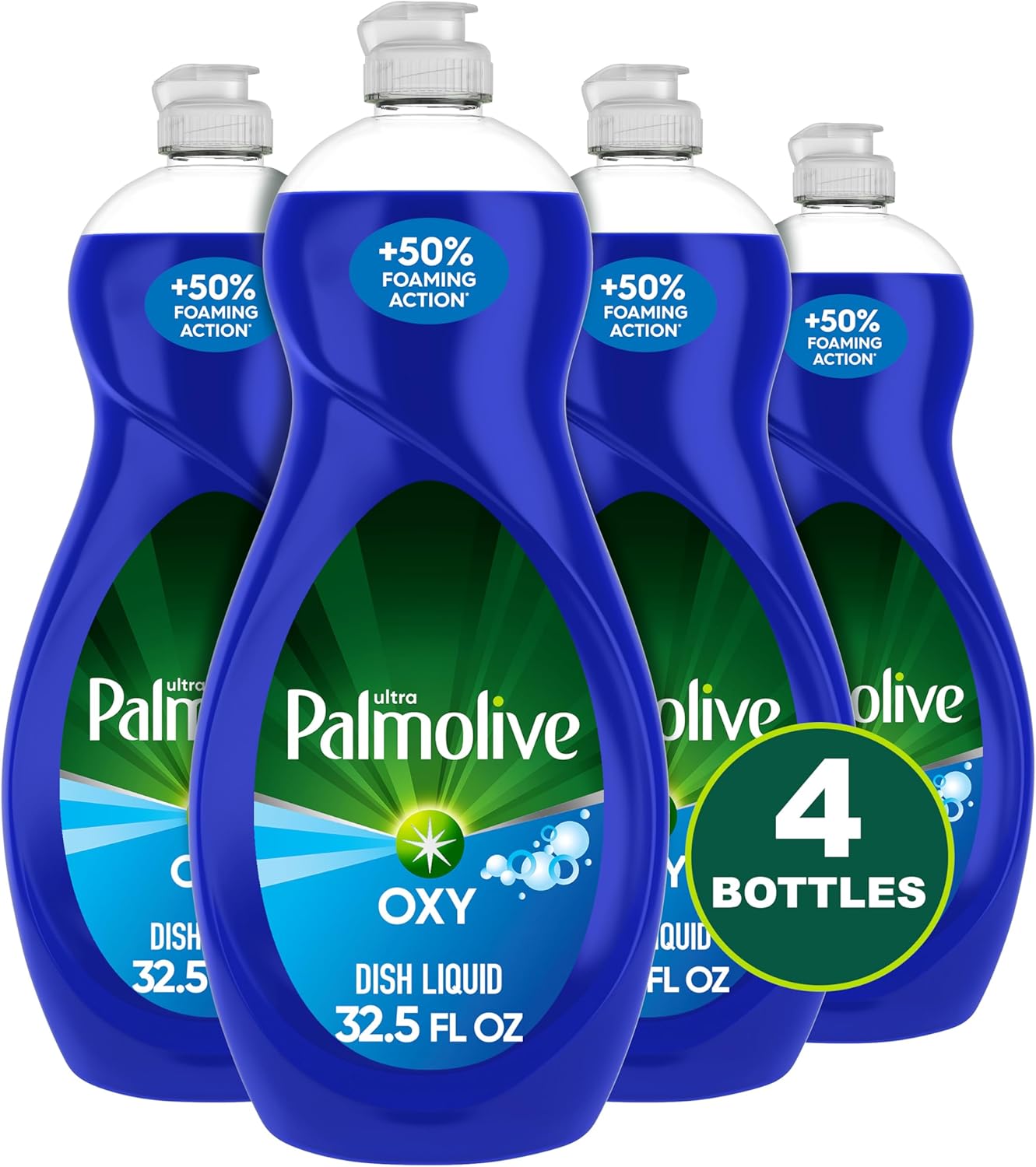 Palmolive Ultra Dishwashing Liquid – Bulk Cookware Cleanup for High-Volume Weekly Washers, 32.5 Fl Oz Pack of 4