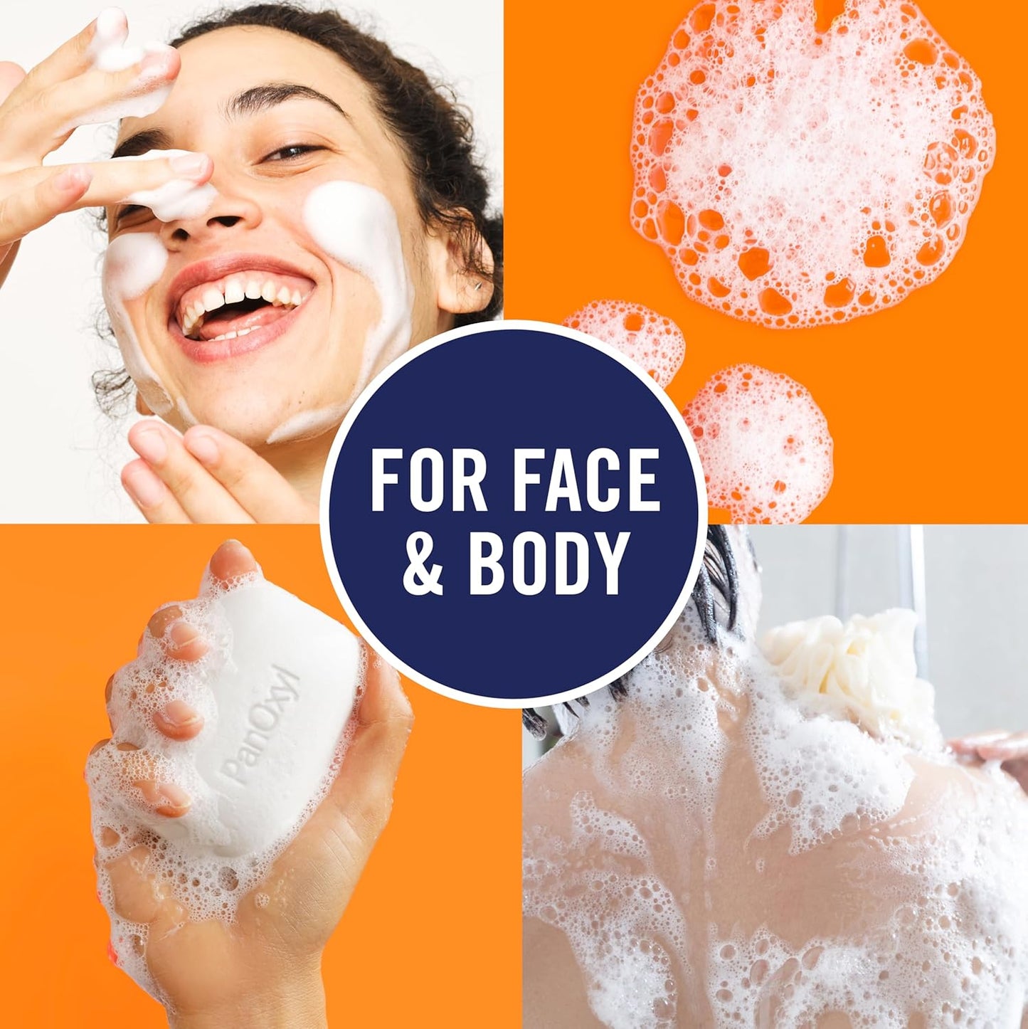 PanOxyl Acne Treatment Bar with 10% Benzoyl Peroxide – Nightly Facial Care Ritual for Acne-Prone Skin