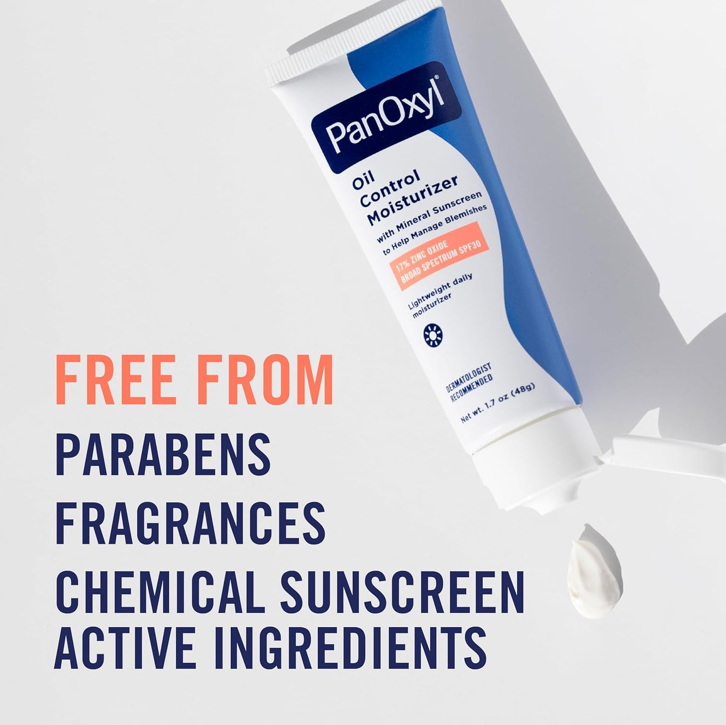 PanOxyl AM Oil Control Moisturizer – One-Step SPF 30 and Mattifier for an Uncluttered Vanity, Oily Skin