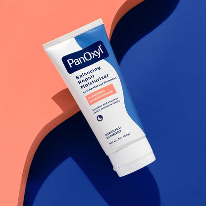 PanOxyl PM Balancing Repair Moisturizer – One-Step Barrier Repair Night Cream for Streamlined Routines