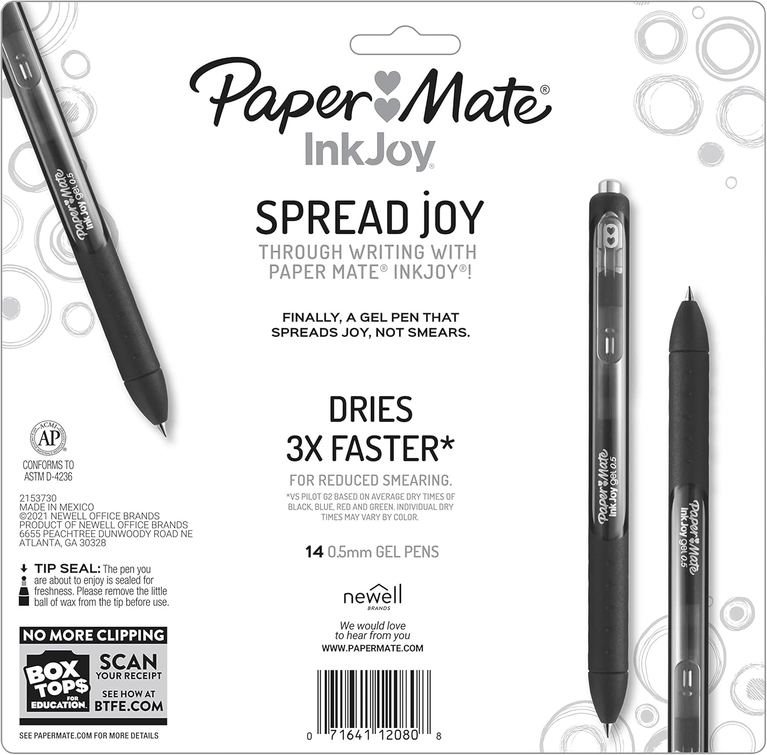 Paper Mate InkJoy Gel Pens – Back-to-School Writing Set for Kids' Homework and Craft Time