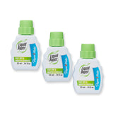 Paper Mate Liquid Paper Fast Dry Correction Fluid 22 ml 3 Count – Home Office Desk Essential for Editing Printed Reports