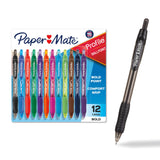 Paper Mate Profile Retractable Ballpoint Pens – Simple Retractable Design for Minimalist Home Office Setups