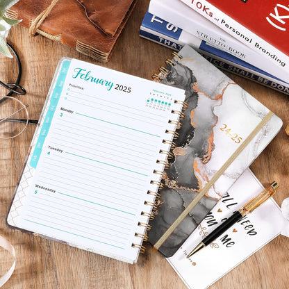 PAPERIAN 2024 Planner – Daily Organizer for Home Office Desk, Weekly and Monthly Task Scheduler