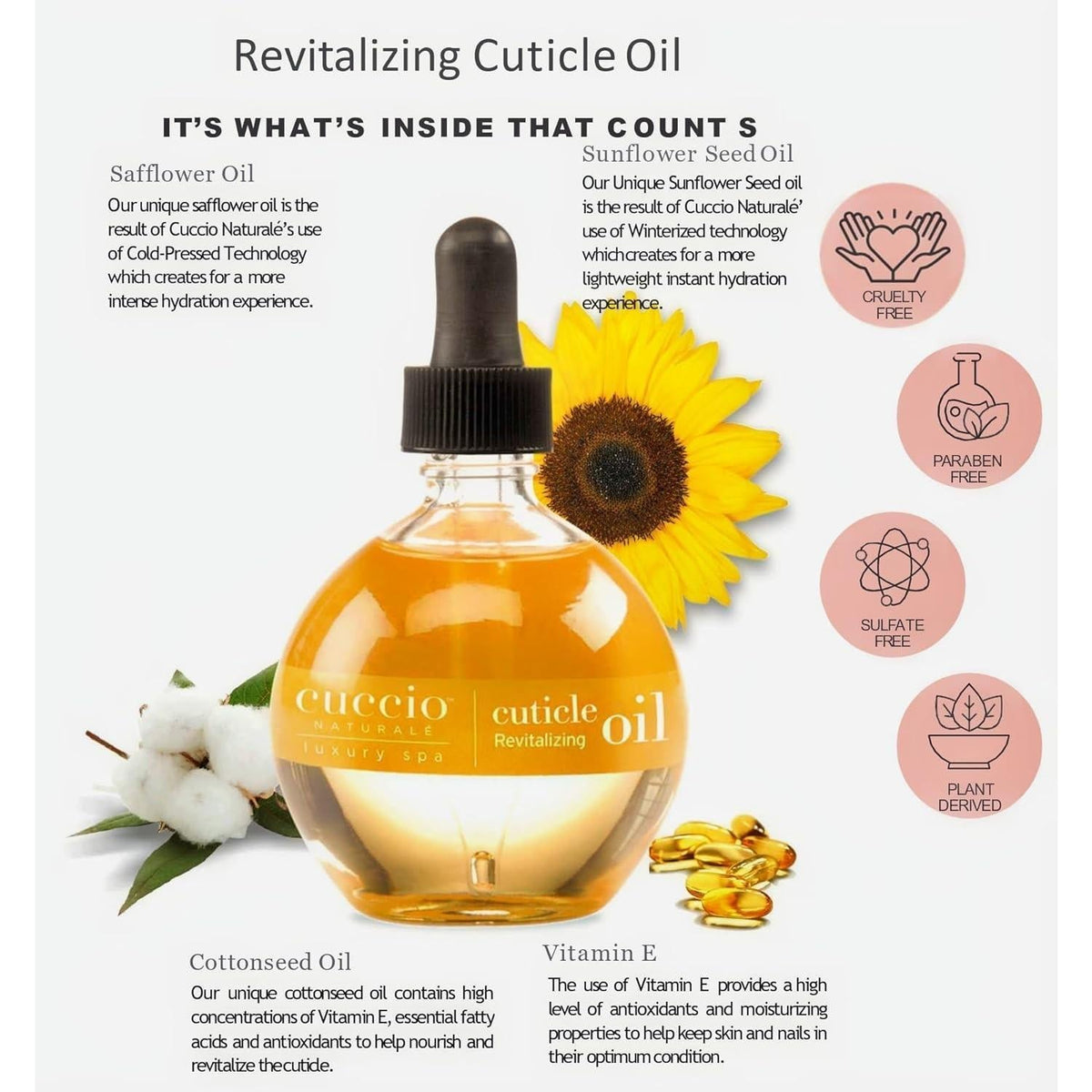 paraben-free, cruelty-free formulation with plant-based preservatives