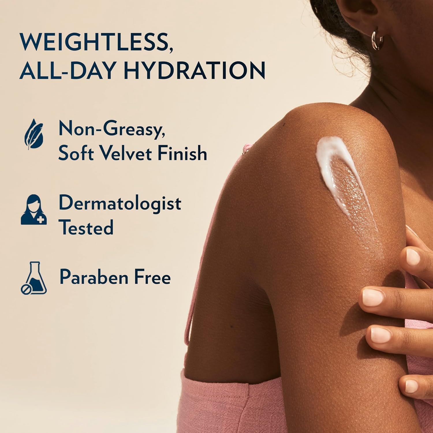 paraben-free, dermatologist-tested, lightly fragranced formula available in 7.5 fl oz single and twin packs