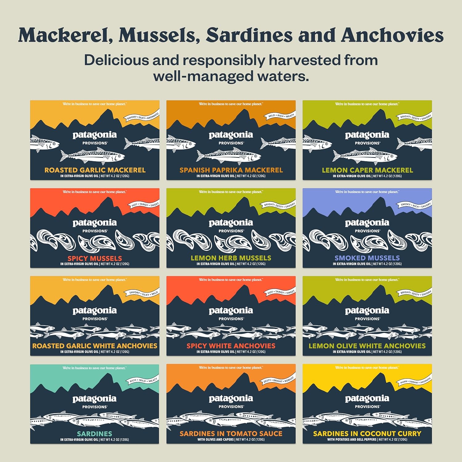 Patagonia Provisions Lemon Herb Mussels – Zero Prep Protein for Quick Lunch Break