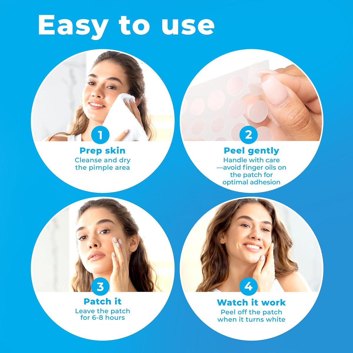 PatchRx Tea Tree Pimple Patches – Overnight Wind-Down Ritual for Clearer Skin, Calming Self-Care Hydrocolloid Dots