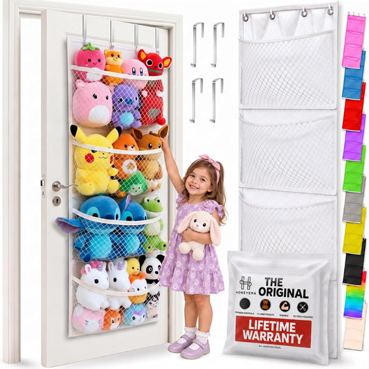patented four-pocket reinforced mesh layout (65.7" l x 23" w) with 5 lb capacity