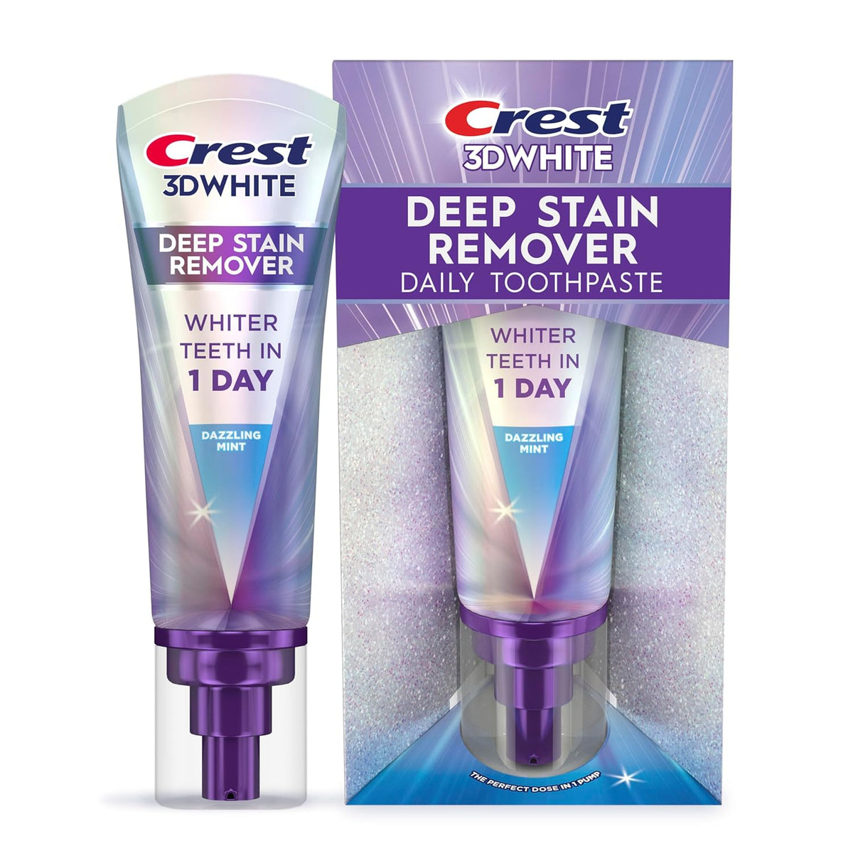 patented whitening technology that dissolves stain bonds in one day