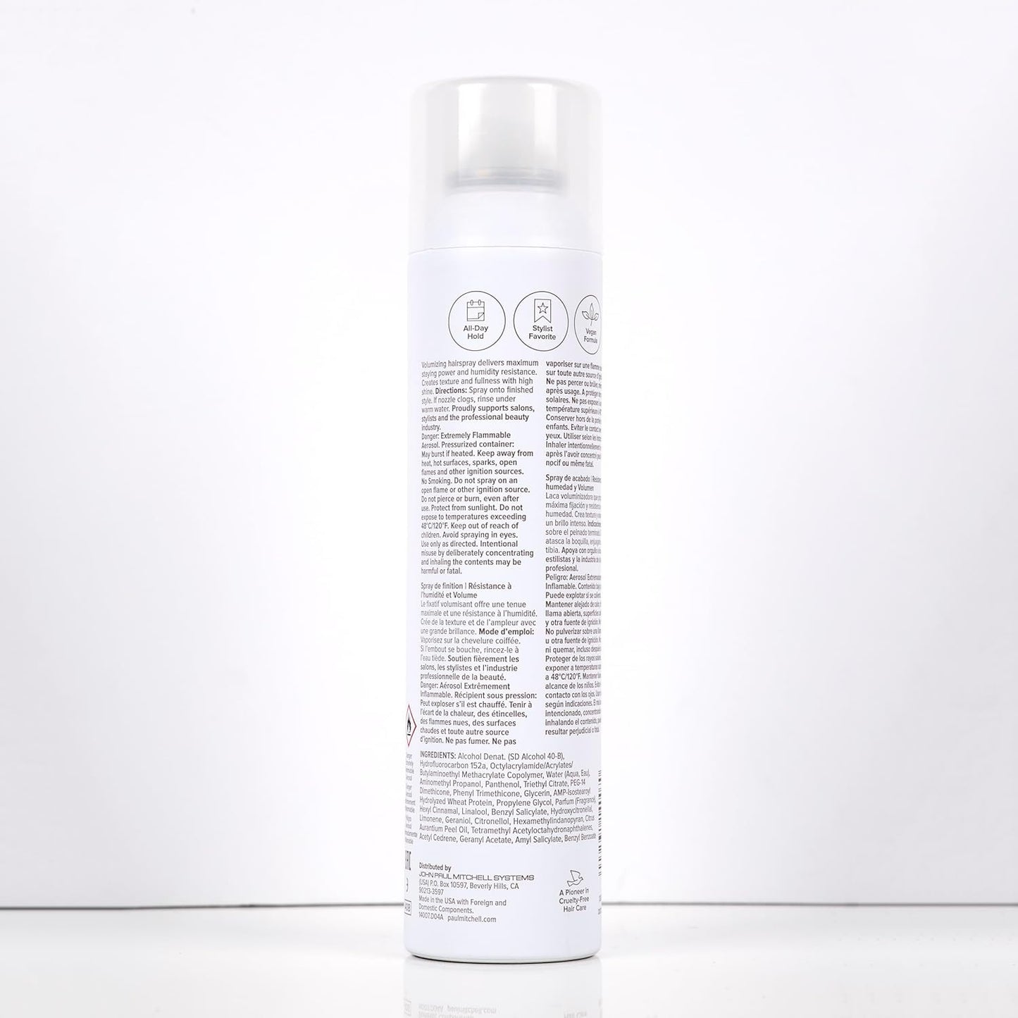 Paul Mitchell Extra-Body Firm Hairspray – Thoughtful Birthday Gift for Her, Volumizing Salon Hold for Fine Hair, 9.5 oz