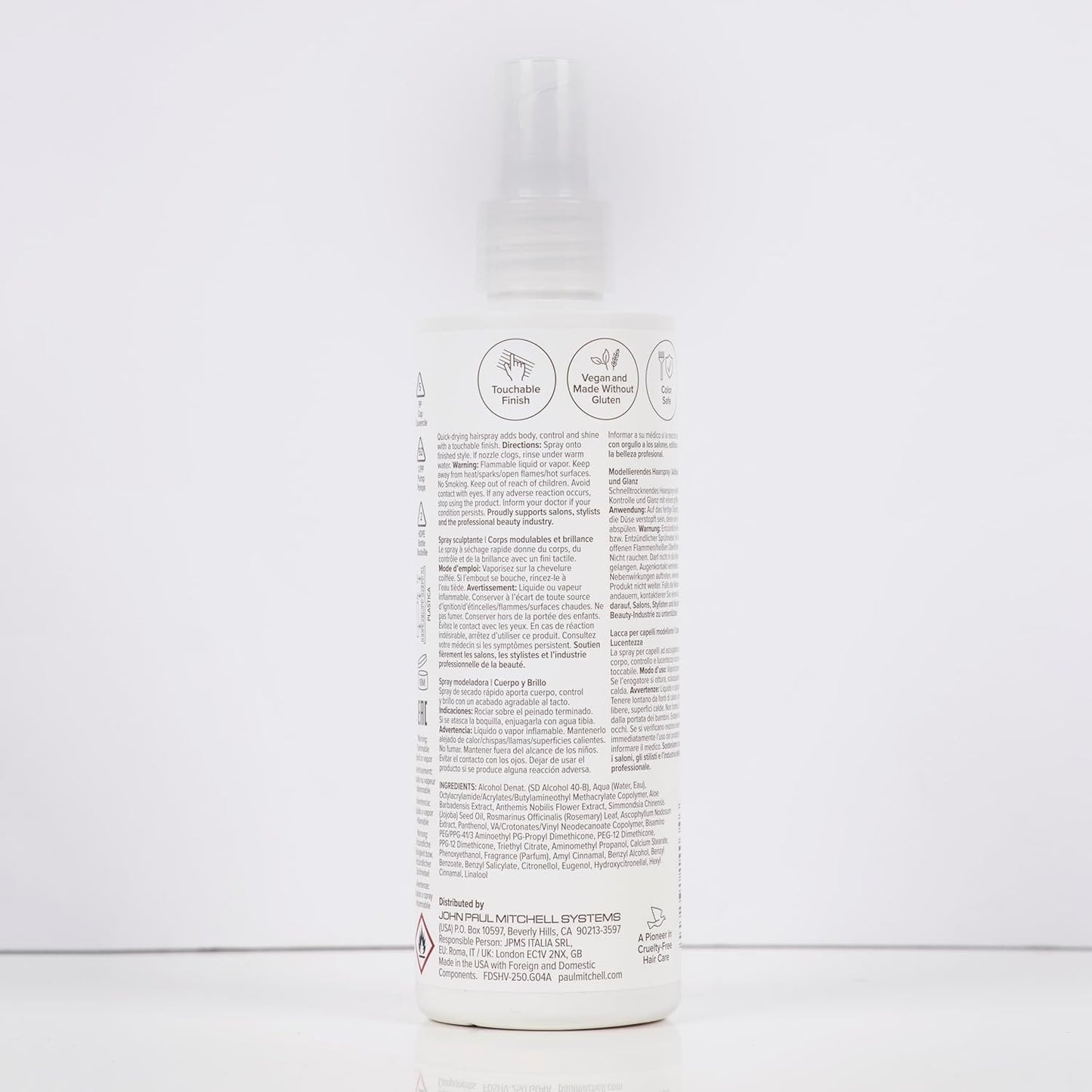 Paul Mitchell Fast Drying Sculpting Spray, Touchable Medium Hold Hairspray - Thoughtful Birthday Gift for Her Who Loves Polished Hair