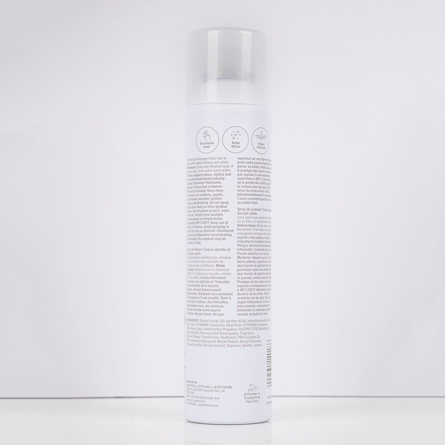 Paul Mitchell Super Clean Hairspray – Streamlined Styling Essential for the Uncluttered Vanity, One-Step Hold