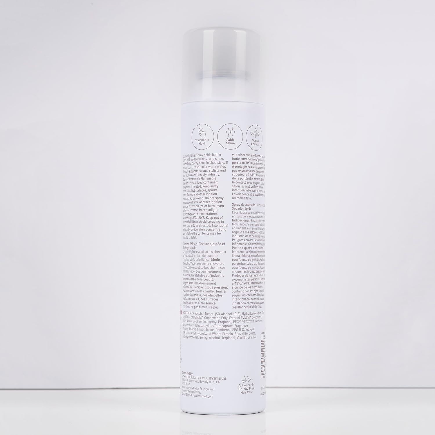 Paul Mitchell Super Clean Hairspray – Streamlined Styling Essential for the Uncluttered Vanity, One-Step Hold