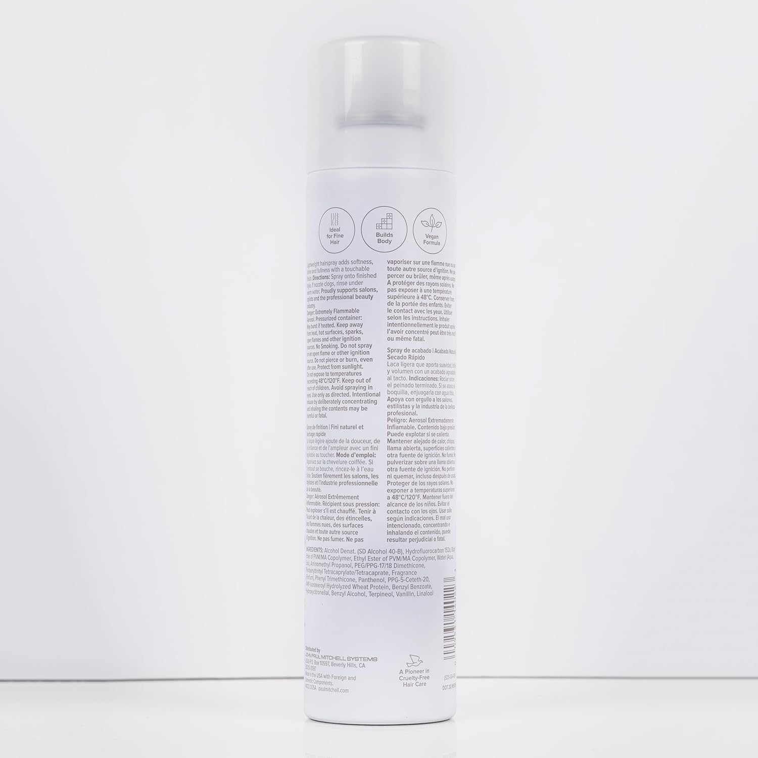 Paul Mitchell Super Clean Light Hairspray – Office-Ready Quick Set Mist, Fast-Drying Soft Hold for Busy Professionals