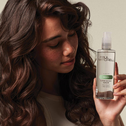 Paul Mitchell Super Skinny Serum Blowout Primer – Thoughtful Birthday Gift for Her, Salon-Quality Anti-Frizz Primer for the Friend Who Blow-Dries Daily
