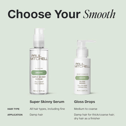 Paul Mitchell Super Skinny Serum Blowout Primer – Thoughtful Birthday Gift for Her, Salon-Quality Anti-Frizz Primer for the Friend Who Blow-Dries Daily
