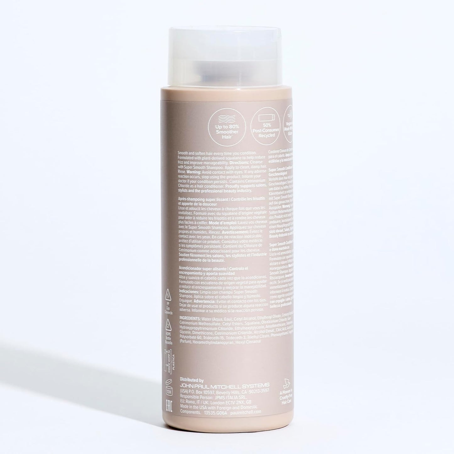 Paul Mitchell Super Smooth Conditioner – Thoughtful Birthday Gift for Her, Salon-Quality Frizz Fix