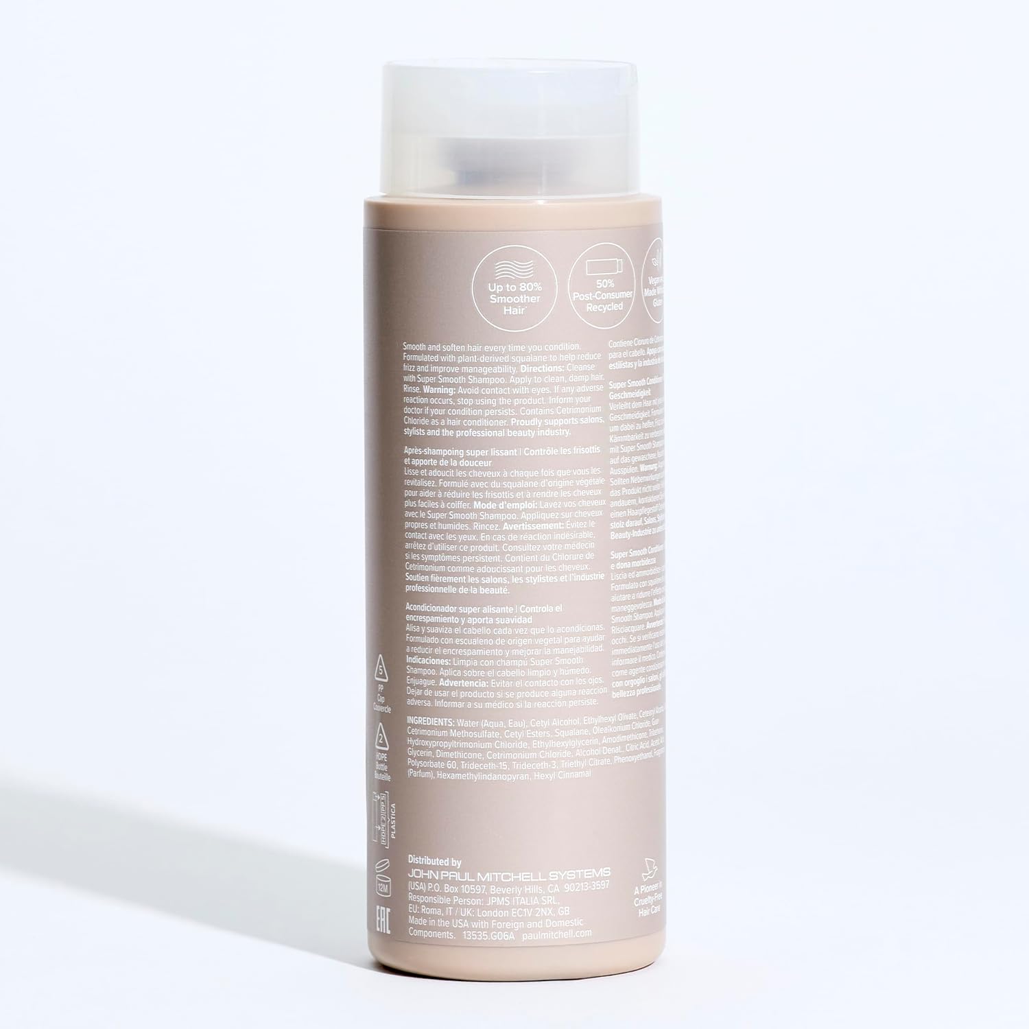 Paul Mitchell Super Smooth Conditioner – Thoughtful Birthday Gift for Her, Salon-Quality Frizz Fix