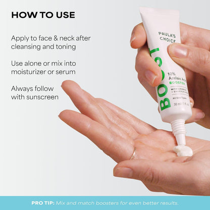 Paula's Choice Azelaic Acid BHA Booster Serum – Mindful Self-Care Treatment for Acne-Prone and Reactive Skin
