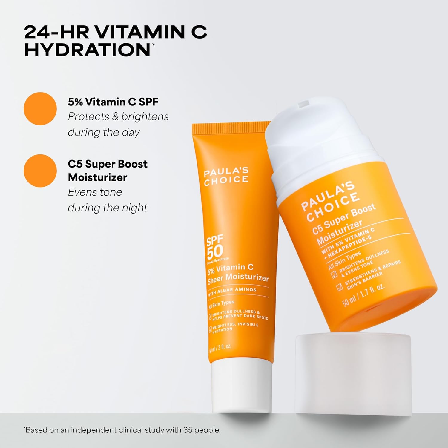Paula's Choice C5 Super Boost Face Cream – Calming Morning Self-Care Step for Discoloration
