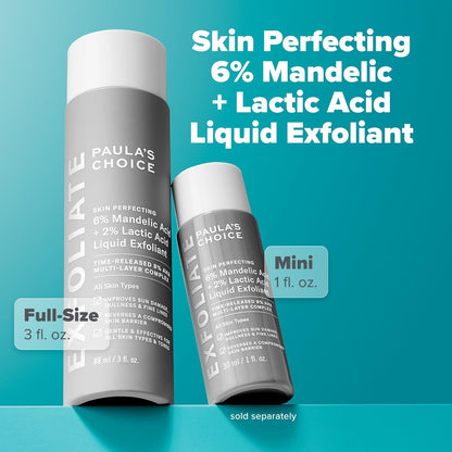 Paula's Choice Daily AHA Exfoliant – Calming Nighttime Skincare Treatment for Hyperpigmentation & Dullness