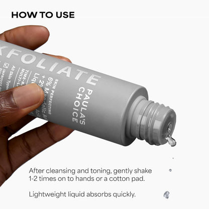 Paula's Choice Daily AHA Exfoliant – Calming Nighttime Skincare Treatment for Hyperpigmentation & Dullness
