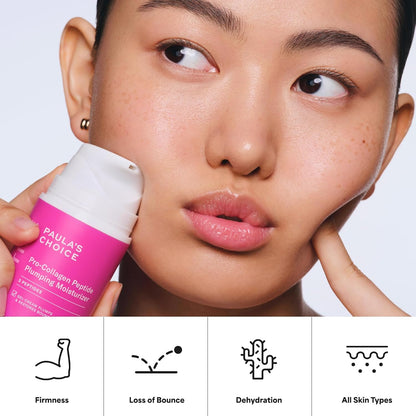 Paula's Choice Pro-Collagen Peptide Gel-Cream – Calming Morning Self-Care Hydrator for Mature Sensitive Skin, 1.7 Fl Oz