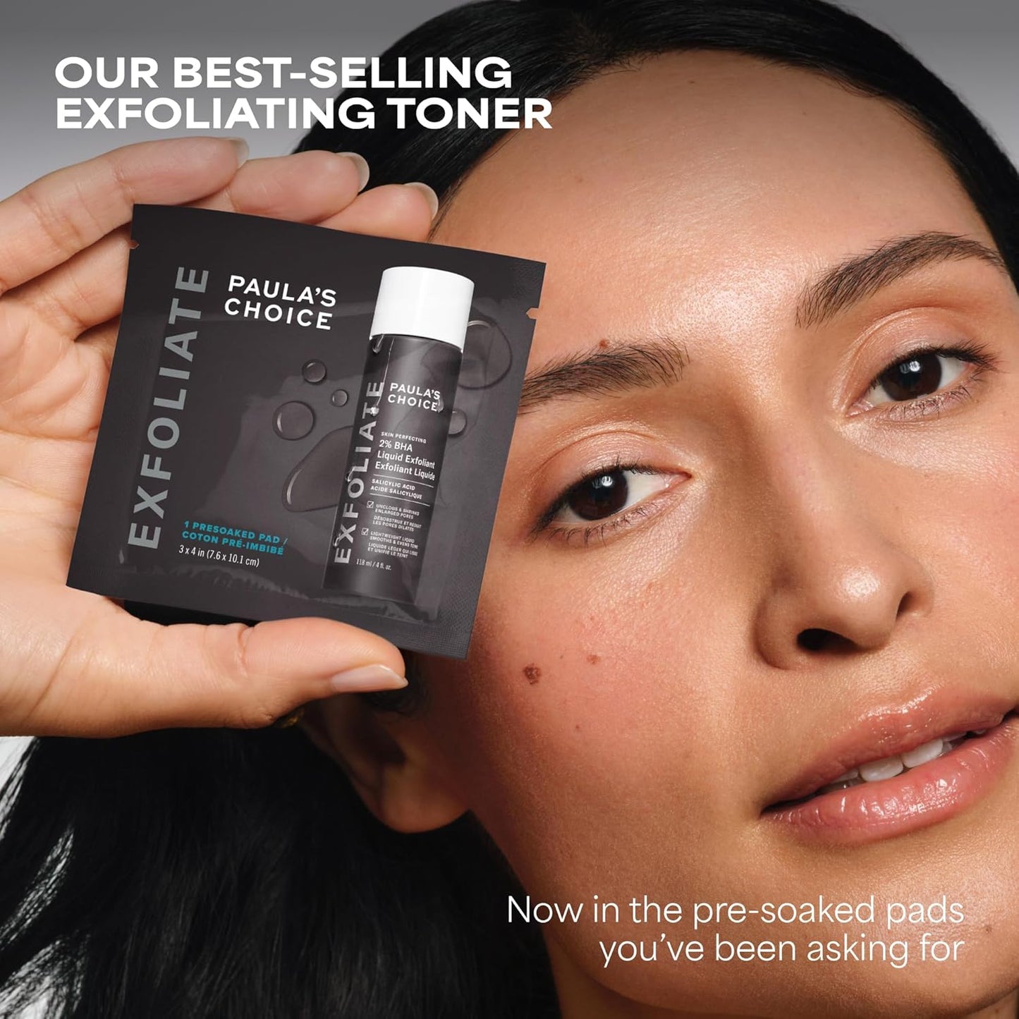 Paula's Choice SKIN PERFECTING 2% BHA Pads - Mindful Evening Skincare for Wrinkles and Fine Lines