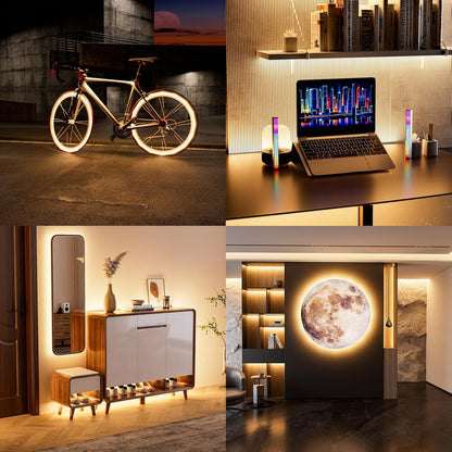 PAUTIX 5V COB LED Strip Light – Cool-to-Touch, Low-Voltage USB Lighting Safe for Kids' Rooms, Pet Areas, and Bedside Use