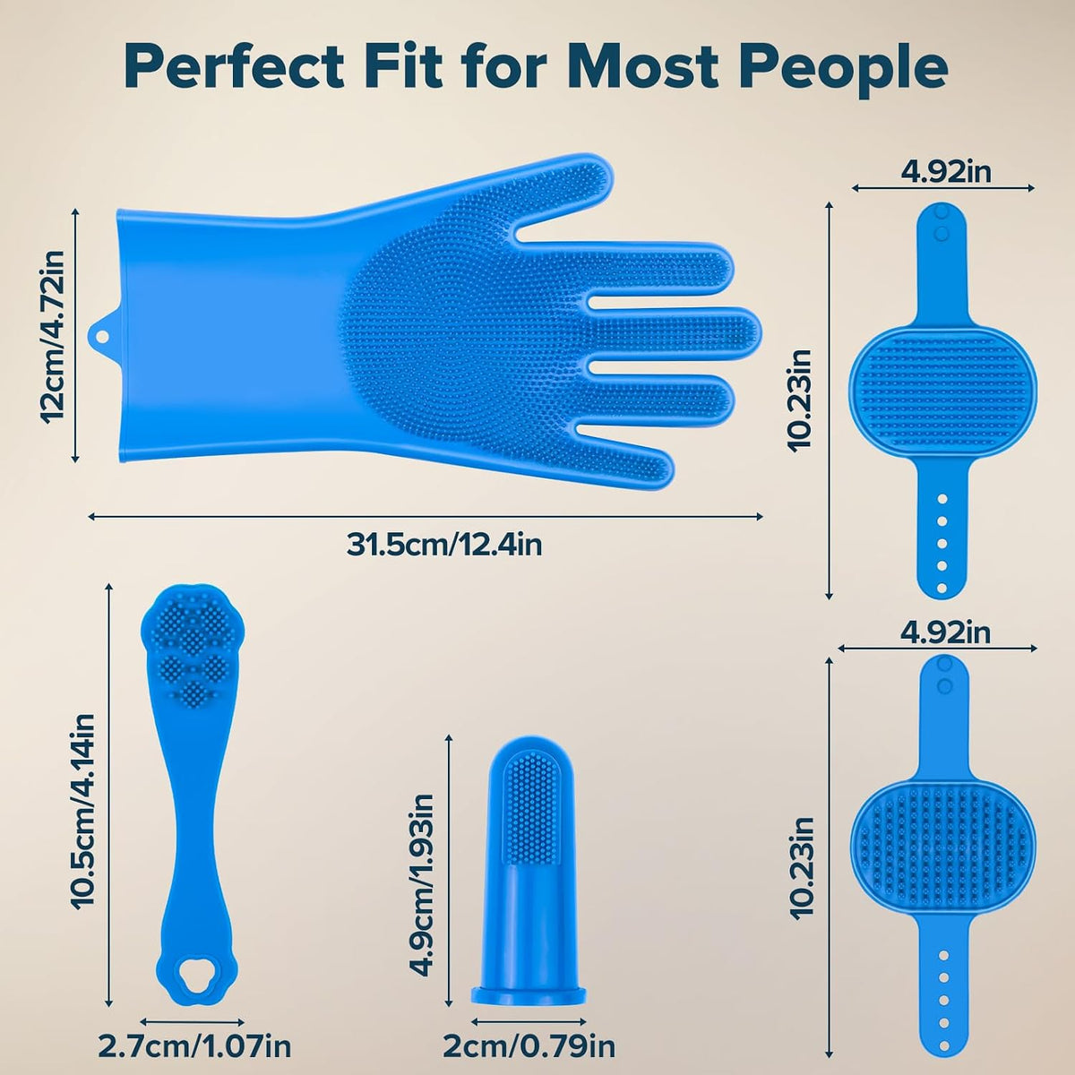 PawPleaser 6-Piece Pet Grooming Kit – Faster Bath Time & Less Cleanup for Busy Owners