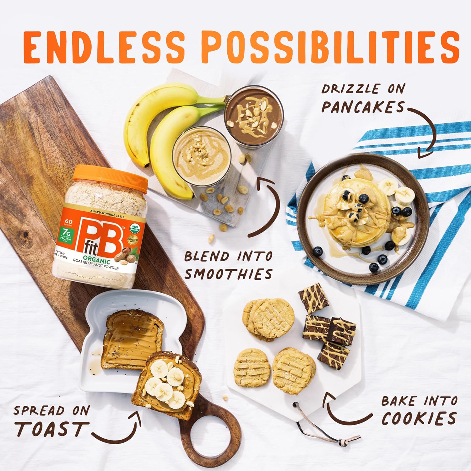PBfit Powdered Peanut Spread – Budget Bulk Pack for Daily Shake Routines and Office Snacking