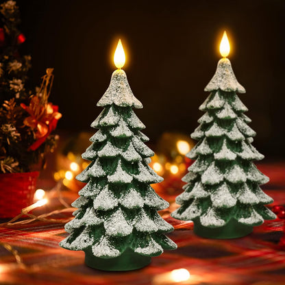 PChero Child-Safe Christmas Candle – Nursery & Playroom Holiday Decor, No Flame No Drip with Remote Timer
