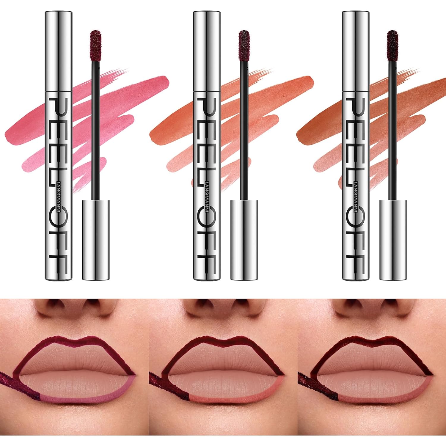 peel-off liquid formula with 10-20 minute set-and-peel application method