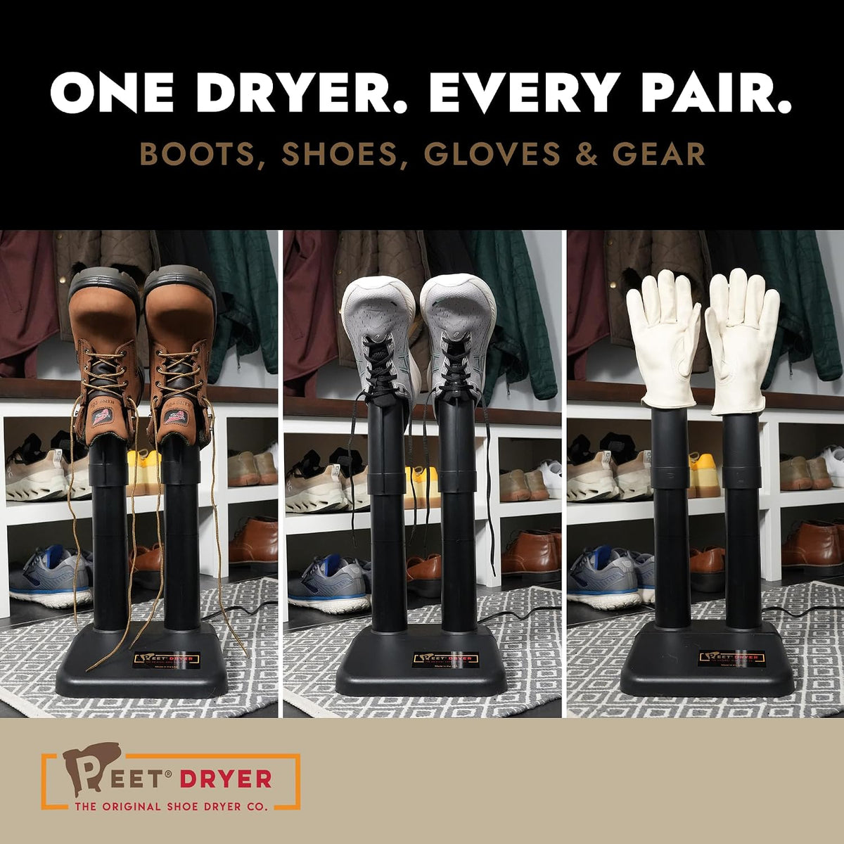 PEET XL Boot Dryer – High-Throughput Gear Dryer for Coaches, Crews, and Team Locker Rooms