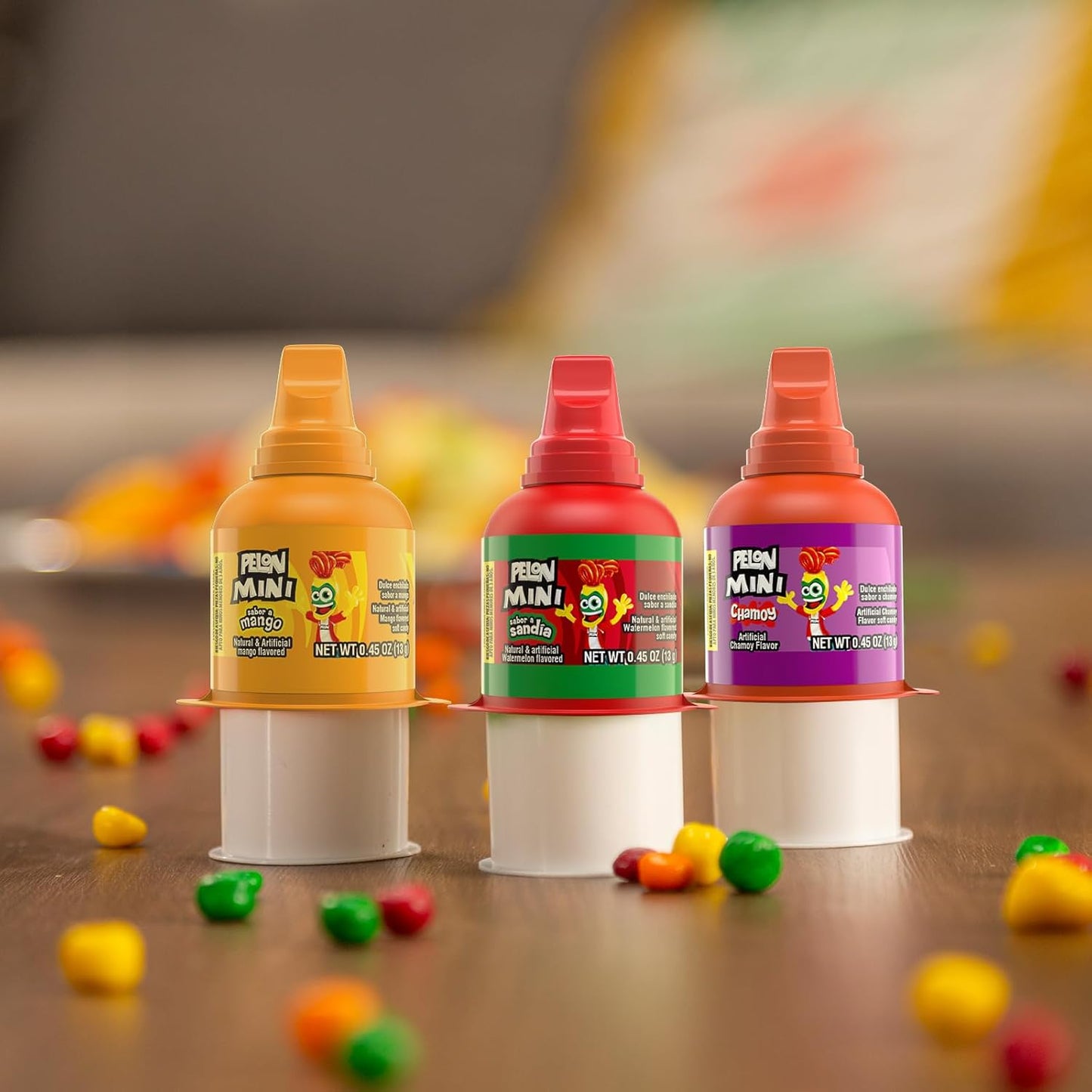 Pelon Pelo Rico Mini Assorted Candy – Nostalgic Mexican Snack Gift for Her, Housewarming and Holiday Party Favor, 18-Count Variety