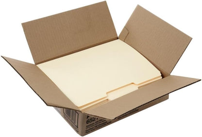 Pendaflex Manila File Folders 100 Pack, Sturdy Letter Size Sub-Files for Streamlined Client Document Management at Work