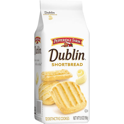 Pepperidge Farm Dublin Shortbread Cookies – Thoughtful Birthday Gift for Mom, Classic Butter Cookies for Her Tea Time